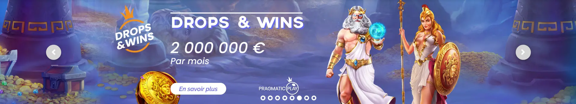 Drop and Wins JUSTBIT CASINO